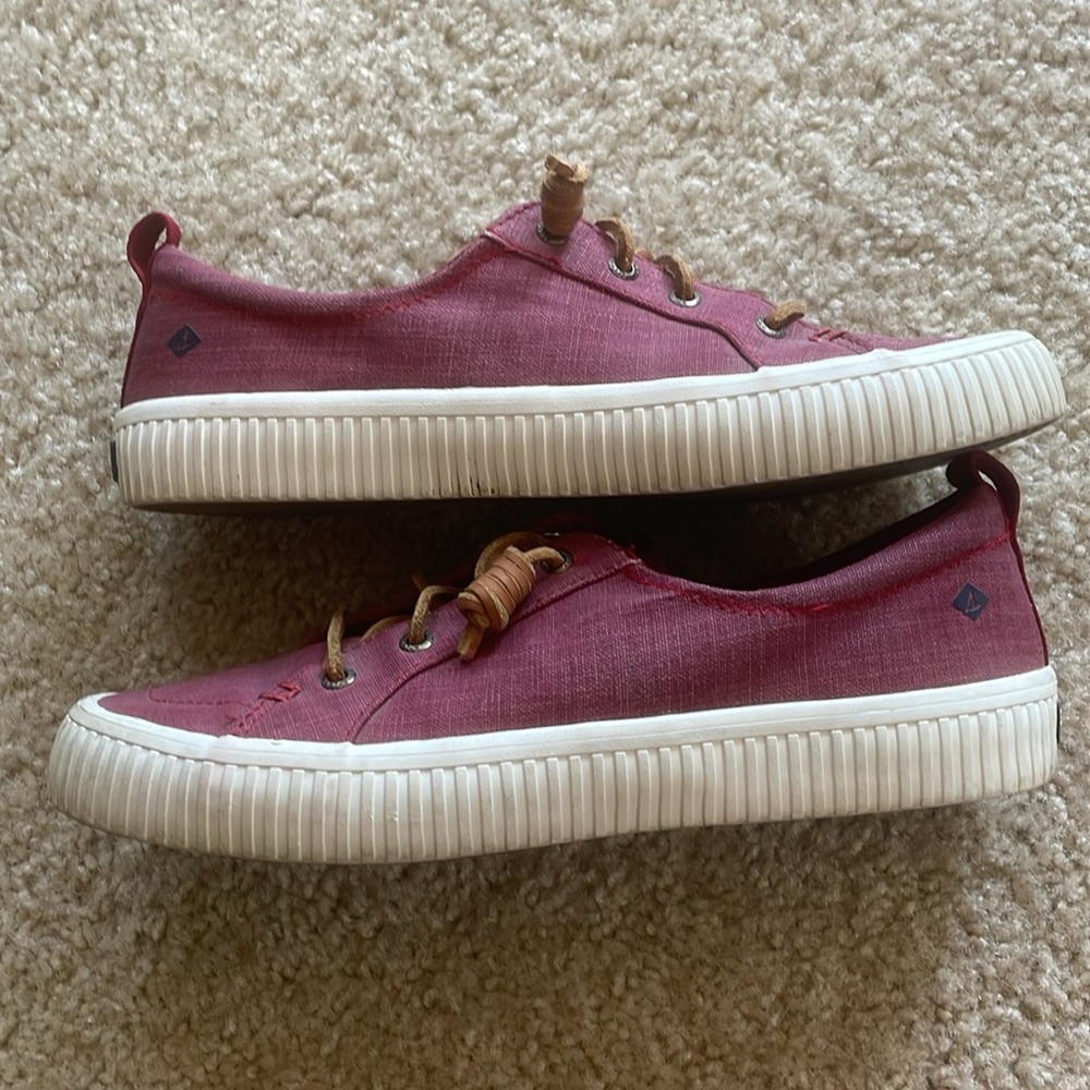 Women’s Red Sperrys - Picture 5 of 7
